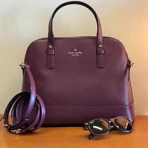 Kate Spade Small Rachelle in Deep Plum